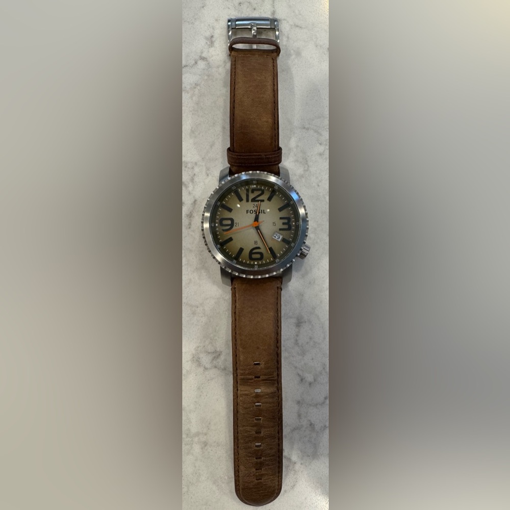 Fossil large face watch